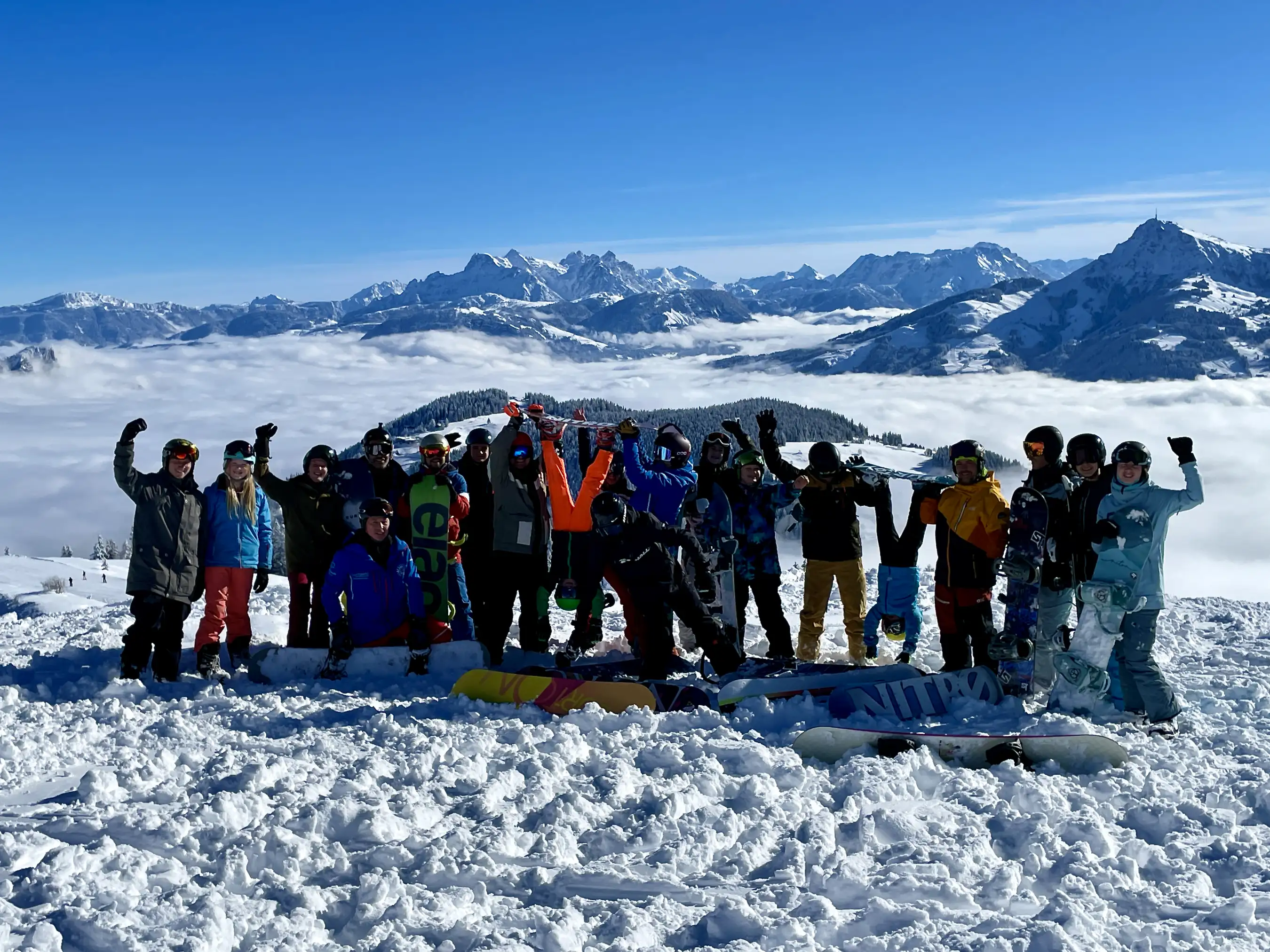 Snowboardkurse im Skiclub