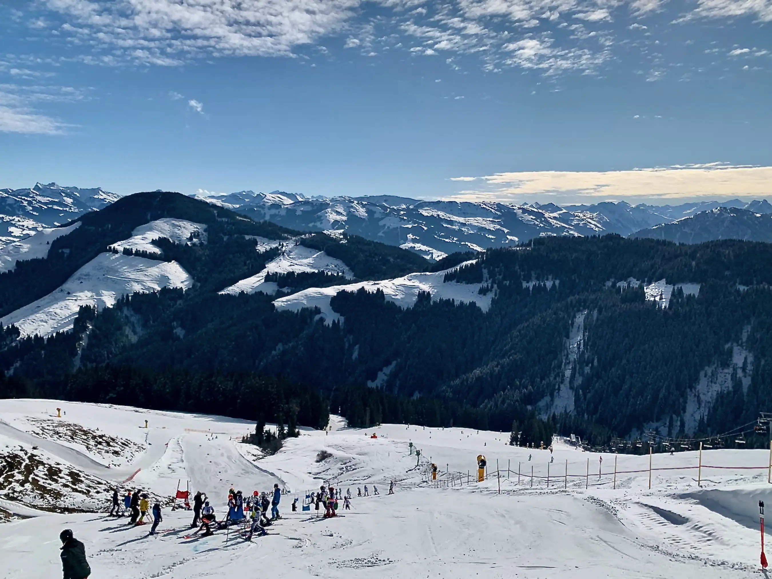 U12 Skirennen in Ellmau an der Almbahn