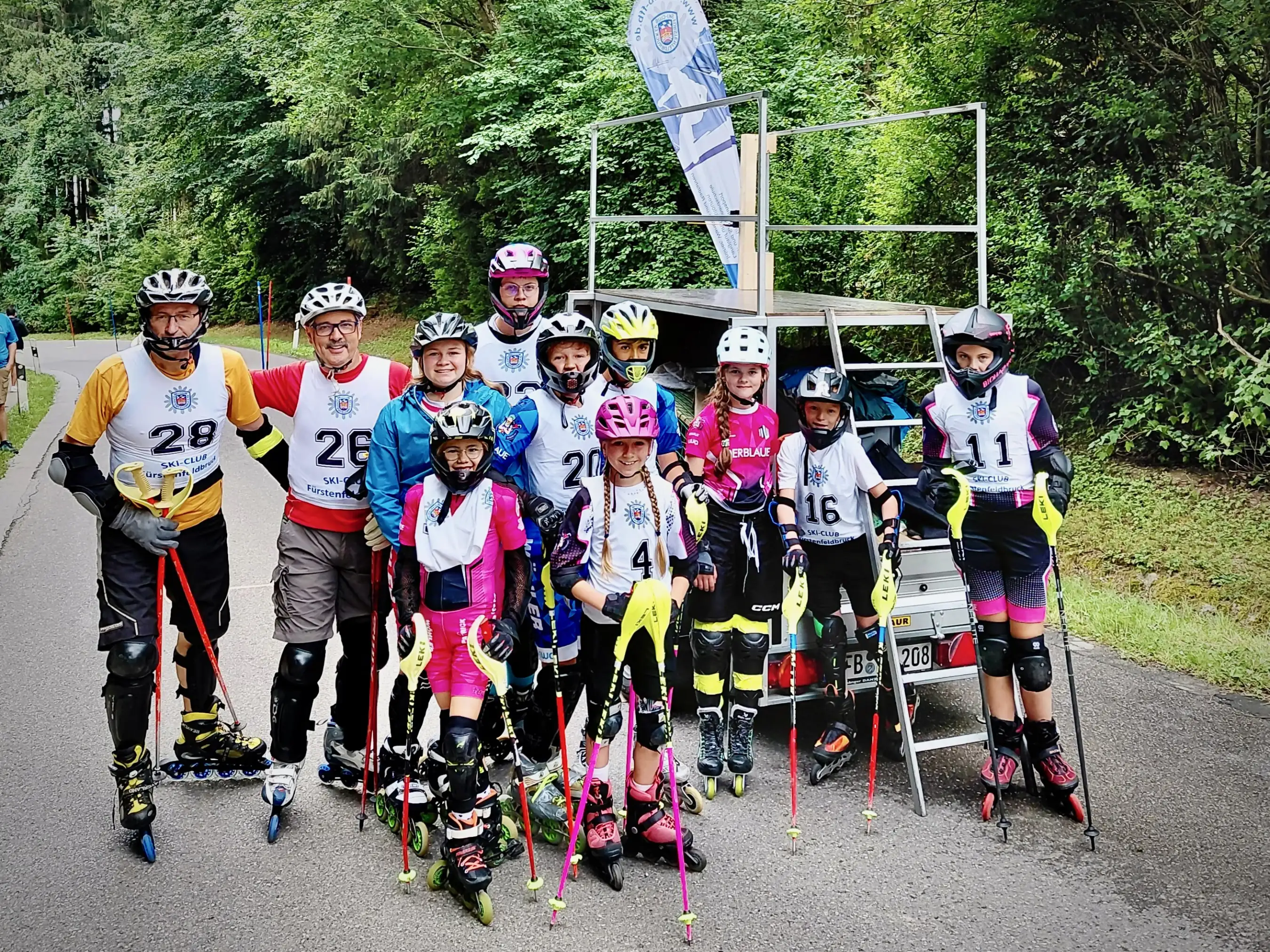 Die Starter Inline Alpin vom Ski-Club Fürstenfeldbruck 