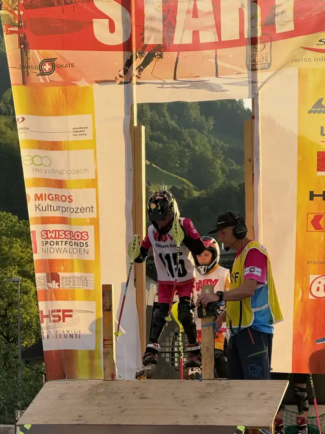 Greta Sinzinger am Start