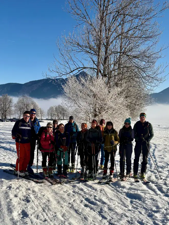skitourengehen mit dem Skiclub
